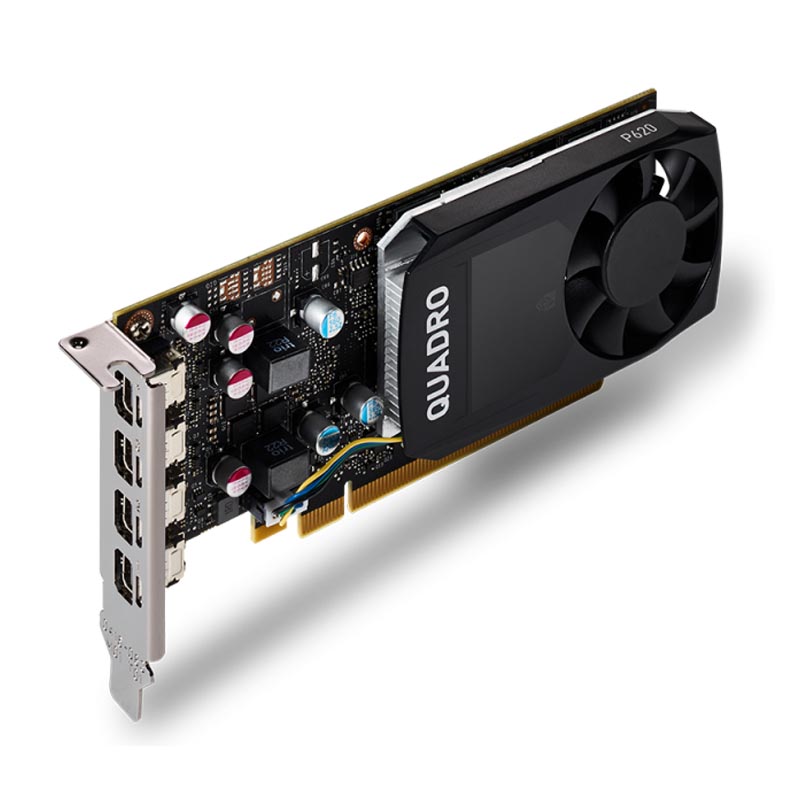 Картинка - 1 Видеокарта PNY nVidia Quadro P620 GDDR5 2GB, VCQP620V2-BLK