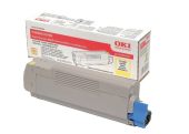 Тонер-картридж OKI C5800/5900/5550MFP Лазерный Желтый 5000стр, 43324421