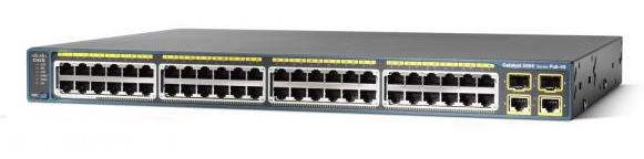 Картинка - 1 Коммутатор Cisco WS-C2960+48PST-S 24-PoE Управляемый 52-ports, WS-C2960+48PST-S