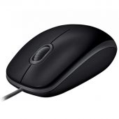Мышь Logitech B110 Silent Проводная чёрный, 910-005508
