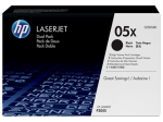 Тонер-картридж HP 05X Лазерный Черный 6500стр (2шт.), CE505XD