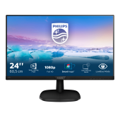 Монитор Philips 243V7QJABF (00/01) 23.8&quot; IPS чёрный, 243V7QJABF (00/01)