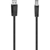 Photo USB кабель Hama Essential Line USB Type B (M) -&gt; USB Type A (M) 0.5A 3.00м, 00200603