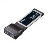 Photo Адаптер D-Link 2-Port USB 3.0 ExpressCard, DUB-1320/A1A