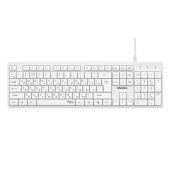 Клавиатура мембранная Meetion K300 Проводная белый, MT-K300-B-RU