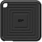 Внешний диск SSD SILICON POWER PC60 256 ГБ USB 3.2 чёрный, SP256GBPSDPC60CK