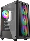 Корпус ID-Cooling Ware 310 Midi Tower Без БП чёрный, WARE 310 ARGB