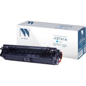 Тонер-картридж NV Print CE741A Лазерный Голубой 7300стр, NV-CE741AC