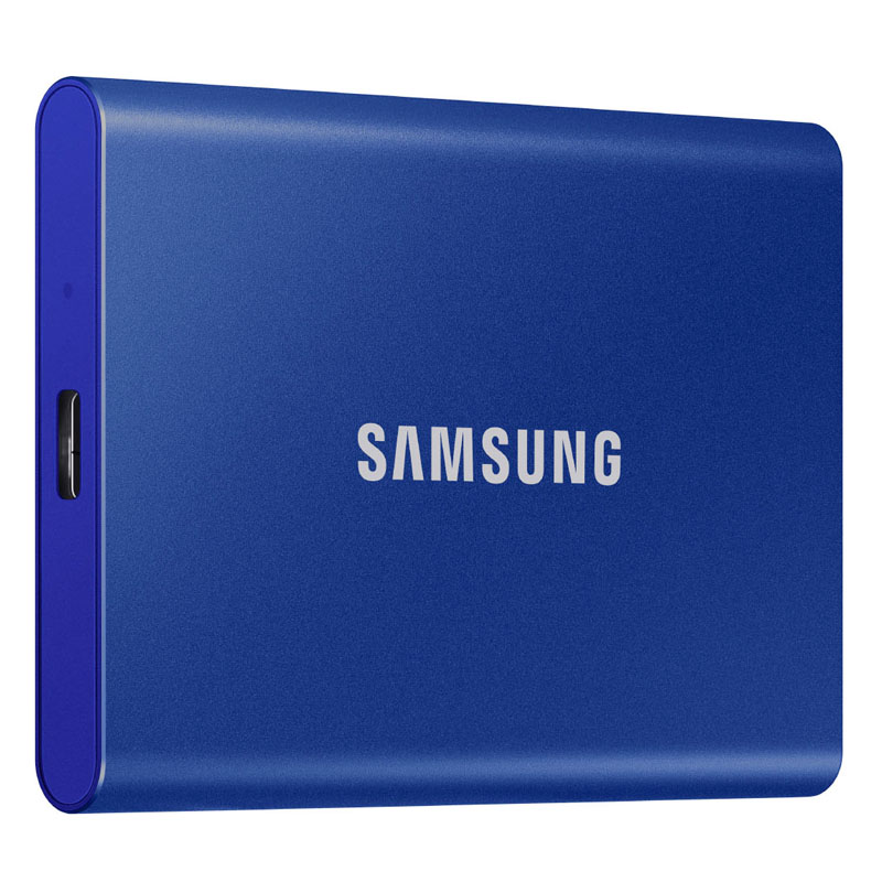 Внешний диск SSD Samsung T7 2 ТБ 1.8" USB 3.2 синий, MU-PC2T0H/WW