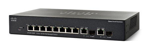 Картинка - 1 Коммутатор Cisco SF302-08MPP 8-PoE Управляемый 10-ports, SF302-08MPP-K9-EU