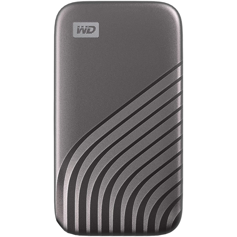 Картинка - 1 Внешний диск SSD WD My Passport 4TB Mini USB 3.2 Серый, WDBAGF0040BGY-WESN