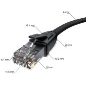 Патч-корд Greenconnect UTP кат. 6 чёрный 20 м, GCR-52538