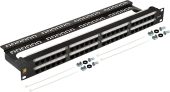 Патч-панель LANMASTER 48-ports UTP RJ-45 1U, LAN-PPC48U6
