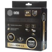 Фото Видеокабель CACTUS HDMI (M) -> HDMI (M) 5 м, CS-HDMI.2.1-5
