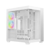 Корпус Ocypus Delta C74 ARGB Midi Tower Без БП белый, Delta C74 WH ARGB