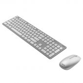 Photo Комплект Клавиатура/мышь Asus W5000 Беспроводной Серо-белый, 90XB0430-BKM0Y0