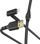 USB кабель Hama Lightning -> USB Type A (M) 2.4A 1.5 м, 00187212