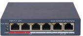 Коммутатор HIKVISION 3E1106P-EI/M 4-PoE Smart 6-ports, DS-3E1106P-EI/M