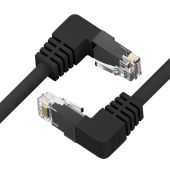 Патч-корд Greenconnect UTP кат. 5e чёрный 20 м, GCR-53953