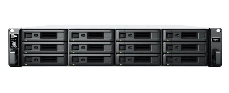 Сетевое хранилище NAS Synology RackStation RS2423+ 12x3.5" Rack 2U чёрный, RS2423+
