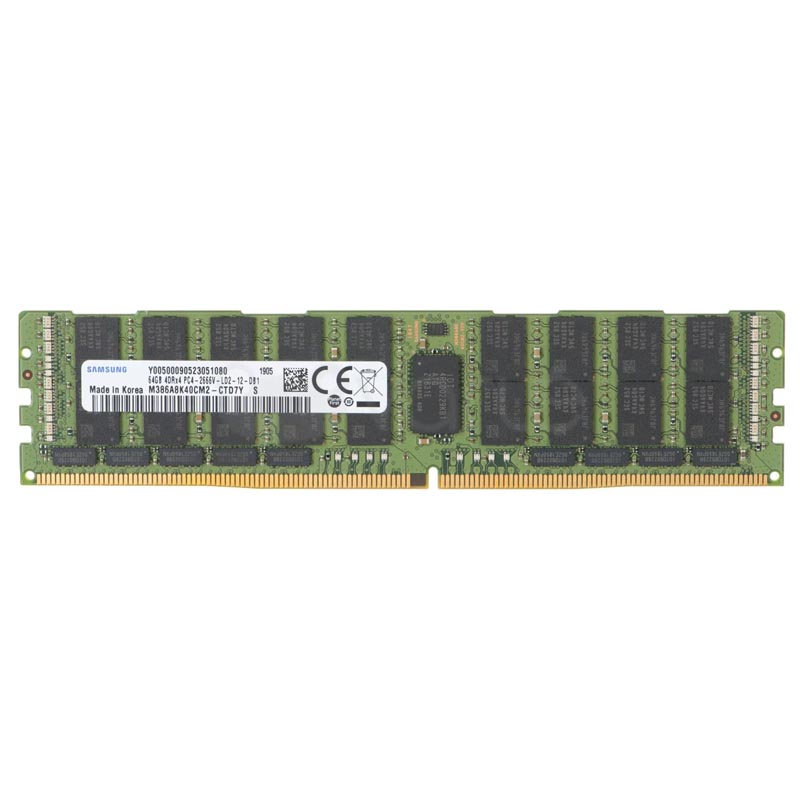 Картинка - 1 Модуль памяти Samsung M393A8G40BB4 64GB DIMM DDR4 REG 3200MHz, M393A8G40BB4-CWECO