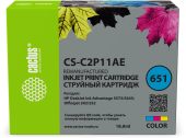 Фото Картридж CACTUS C2P11AE Струйный Трехцветный 18мл с чипом, CS-C2P11AE