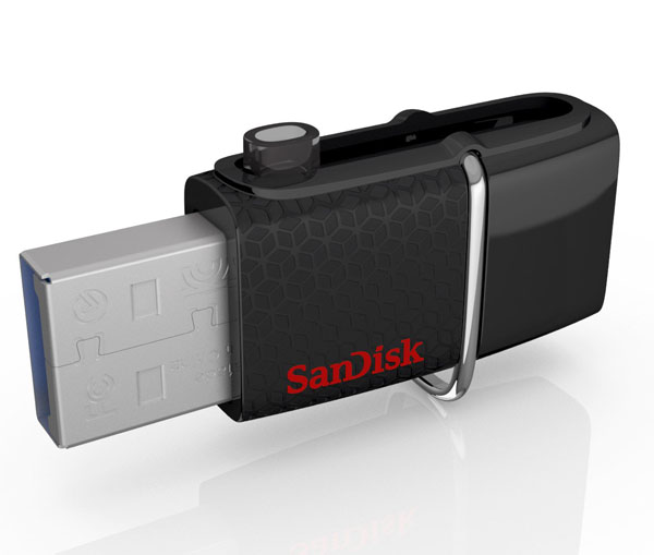 Картинка - 1 USB накопитель SanDisk Ultra Dual 3.0 USB 3.0 64GB, SDDD2-064G-GAM46