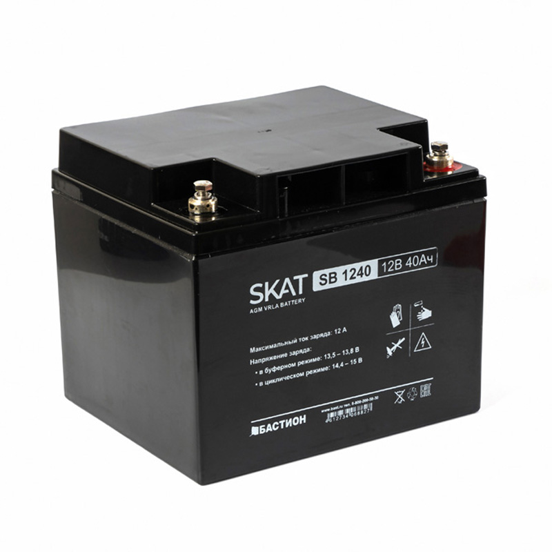 Фото-1 Батарея для дежурных систем Бастион SKAT SB 12 ВВ, SKAT SB 1226