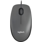 Мышь Logitech M90 Проводная чёрный, 910-001793