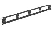 Патч-панель Cabeus 4-ports  Слот для кассет 1U, PLB-1U-C04-MPO-BK