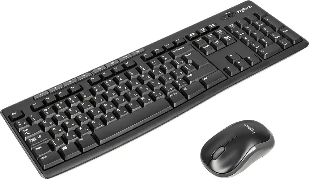 Комплект Клавиатура/мышь Logitech MK270 Беспроводной чёрный, 920-004518