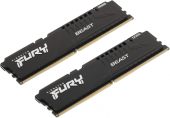 Комплект памяти Kingston FURY Beast Black 2х16 ГБ DIMM DDR5 4800 МГц, KF548C38BBK2-32