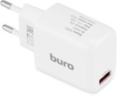 Фото Сетевое зар./устр. Buro BUWG1 18W 3A (QC) USB-A универсальное белый, BUWG18P100WH