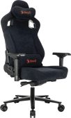 Кресло для геймеров A4Tech Bloody GC-660 чёрный, искусственная замша, BLOODY GC-660 BLACK