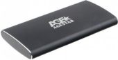 Фото Внешний корпус для SSD AgeStar 3UBMS2 mSATA чёрный, 3UBMS2 (BLACK)