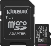 Карта памяти Kingston Canvas Select Plus microSDXC UHS-I Class 1 C10 256GB, SDCS3/256GB