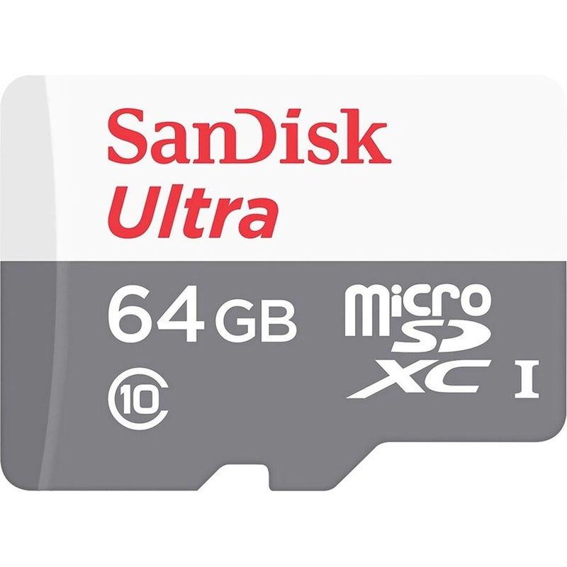 Картинка - 1 Карта памяти SanDisk Ultra microSDXC UHS-I Class 1 64GB, SDSQUNR-064G-GN3MN