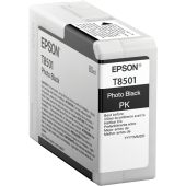 Картридж EPSON T8501 Струйный Черный 80мл, C13T850100