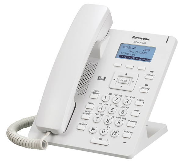 Картинка - 1 IP-телефон Panasonic KX-HDV130 SIP без БП , KX-HDV130RU