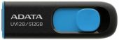 USB накопитель ADATA DashDrive UV128 USB 3.0 512 ГБ, AUV128-512G-RBE