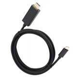 Фото Видеокабель vcom USB Type C (M) -> HDMI (M) 1,8 м, CU423C-1.8M