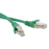 Патч-корд Hyperline FTP кат. 5e зелёный 10 м, PC-LPM-STP-RJ45-RJ45-C5e-10M-LSZH-GN