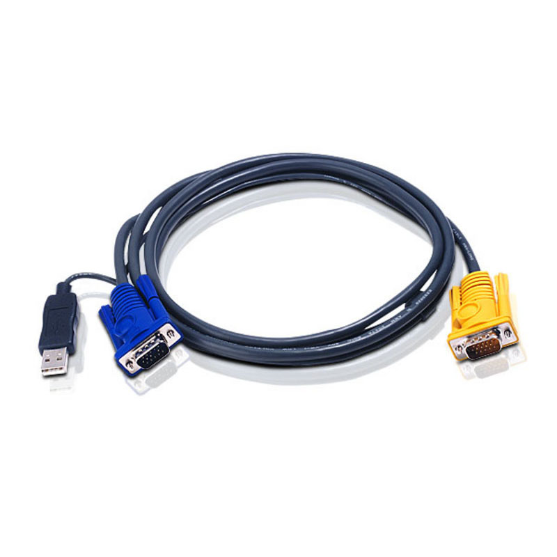 Картинка - 1 KVM-кабель ATEN 1,8м, 2L-5202UP