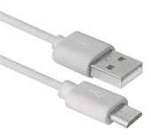 Фото USB кабель DEFENDER USB08-10BH microUSB (M) -> USB Type A (M) 3 м, 87468