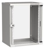 Настенный шкаф ITK Linea WE 15U серый, LWE3-15U64-GF