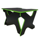 Компьютерный стол Generic Comfort Gamer Mini игровой Чёрно-зелёный/чёрно-зелёный, MINI/DS/NE