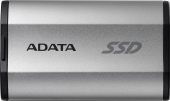Вид Внешний диск SSD ADATA SD810 4 ТБ 1.8" USB-C серый, SD810-4000G-CSG