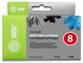 Картридж CACTUS CLI8C Струйный Голубой 13мл, CS-CLI8C