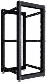 Фото Двухрамная стойка NTSS OR 24U чёрный, NTSS-2POR24U/600-1000-BL