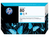 Вид Картридж HP 80 Струйный Голубой 350мл, C4846A